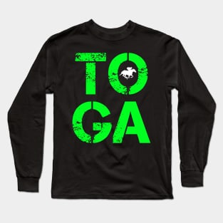 Toga Saratoga Springs Upstate New York Long Sleeve T-Shirt